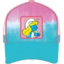 capslab-smurfette-smu-ett2-the-smurfs-blue-and-pink-trucker-hat