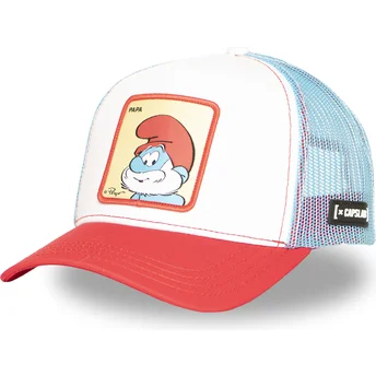 Capslab Papa Smurf SMU PAPA The Smurfs Multicolor Trucker Hat