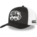 capslab-scooby-doo-the-mystery-machine-sd3-van-black-and-white-trucker-hat