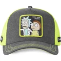 capslab-rem6-loo-rick-and-morty-grey-and-yellow-trucker-hat