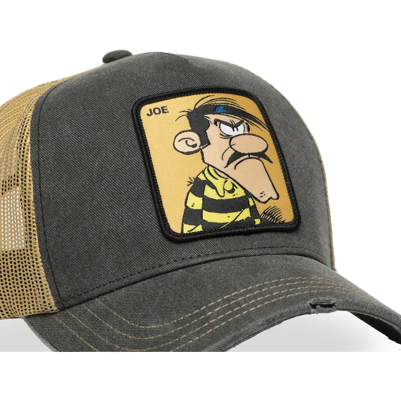 capslab-joe-dalton-lck-joe-lucky-luke-grey-trucker-hat