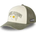 capslab-bugs-bunny-loo12-han-looney-tunes-beige-and-green-trucker-hat