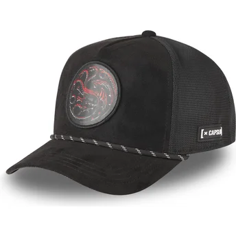 Capslab House Targaryen HOD SYM Game of Thrones Black Trucker Hat