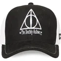 capslab-deathly-hallows-hp3-dea-harry-potter-black-and-white-trucker-hat