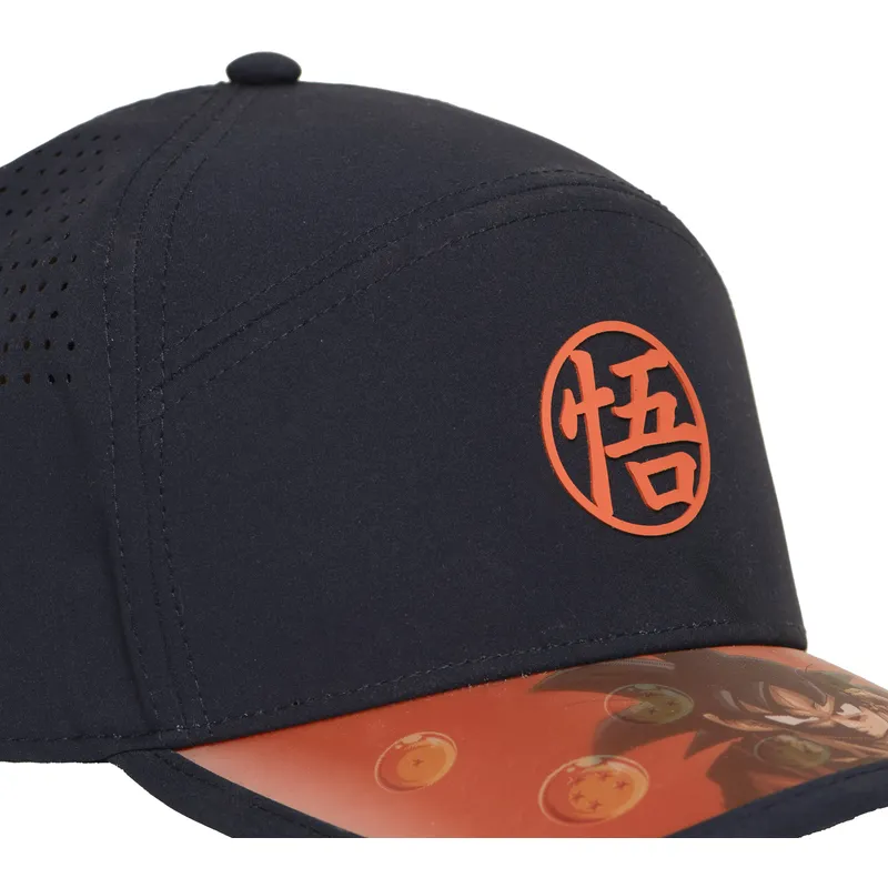 capslab-curved-brim-son-goku-dbz10-gok-dragon-ball-navy-blue-adjustable-cap