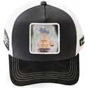capslab-son-goku-ultra-instinct-dbs7-uic-dragon-ball-black-and-white-trucker-hat