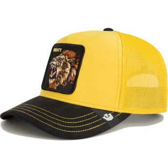 Goorin Bros. Lion Mighty Suede The Farm Yellow and Black Trucker Hat
