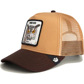 Goorin Bros. Owl Wise Ass The Farm Brown Trucker Hat