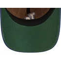 new-era-curved-brim-9twenty-a-frame-wool-pinstripe-los-angeles-dodgers-mlb-brown-and-blue-adjustable-cap