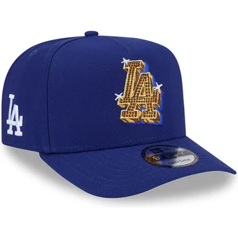 New Era Curved Brim 9FIFTY A Frame Emblem Los Angeles Dodgers MLB Blue Snapback Cap