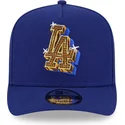 new-era-curved-brim-9fifty-a-frame-emblem-los-angeles-dodgers-mlb-blue-snapback-cap
