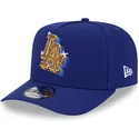 new-era-curved-brim-9fifty-a-frame-emblem-los-angeles-dodgers-mlb-blue-snapback-cap