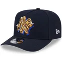 new-era-curved-brim-9fifty-a-frame-emblem-new-york-yankees-mlb-navy-blue-snapback-cap