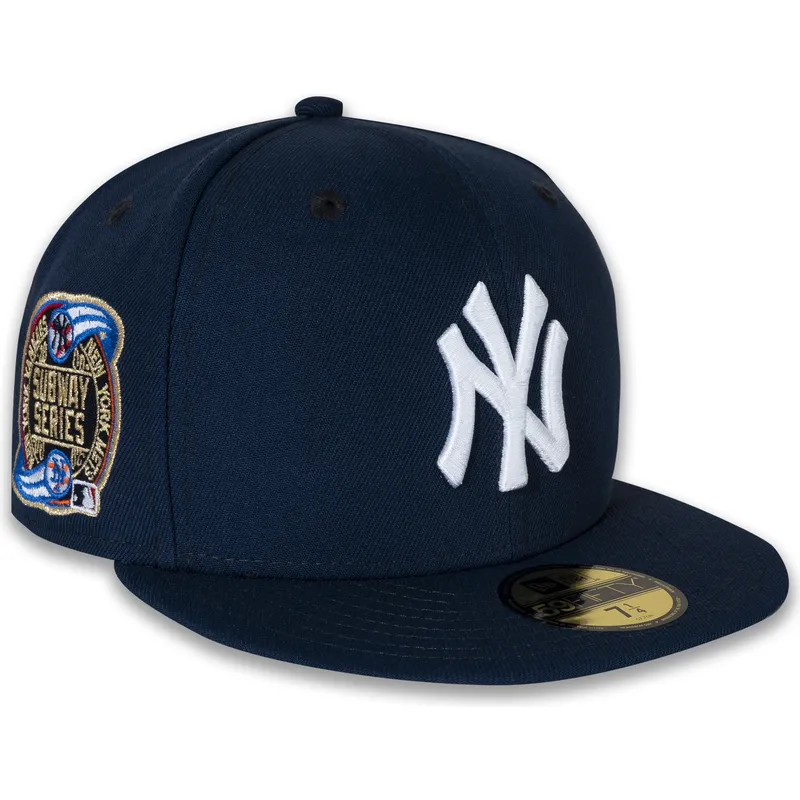 New Era Flat Brim 59FIFTY Subway Series New York Yankees MLB Navy Blue 