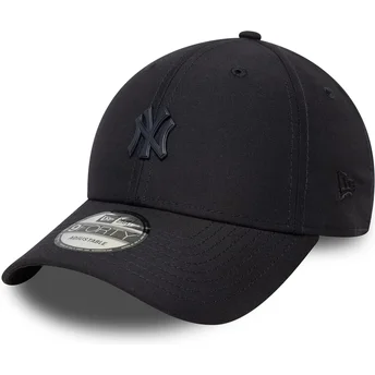 New Era Curved Brim 9FORTY Pin New York Yankees MLB Navy Blue Adjustable Cap