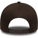 new-era-curved-brim-9forty-e-frame-side-patch-los-angeles-dodgers-mlb-brown-snapback-cap