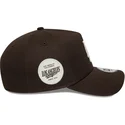new-era-curved-brim-9forty-e-frame-side-patch-los-angeles-dodgers-mlb-brown-snapback-cap