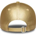 new-era-curved-brim-women-9forty-metallic-new-york-yankees-mlb-golden-adjustable-cap