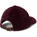 polo-ralph-lauren-curved-brim-classic-sport-corduroy-maroon-adjustable-cap