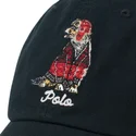 polo-ralph-lauren-curved-brim-classic-sport-dog-black-adjustable-cap