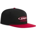 and1-flat-brim-graffiti-logo-black-and-red-snapback-cap