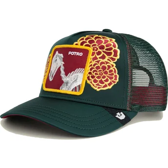 Goorin Bros. Horse Dia De Potro Dia De Los Muertos The Farm Green Trucker Hat