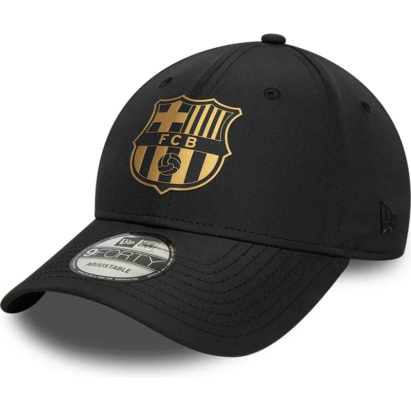 New Era Curved Brim FC Barcelona LALIGA 9FORTY Gold Black