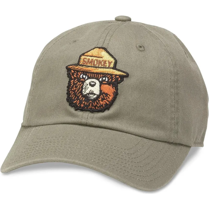 thumbnail image 2 of Smokey Bear Logo Baseball Cap – Adjustable, Breathable Mesh Back, Unisex Canvas Hat 2 of 4