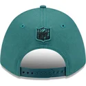 new-era-curved-brim-9forty-m-crown-team-philadelphia-eagles-nfl-green-snapback-cap