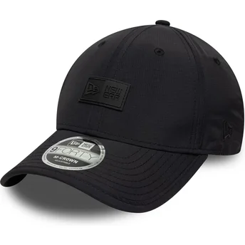 New Era Curved Brim 9FORTY M-Crown Sport Black Adjustable Cap