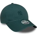 new-era-curved-brim-women-9twenty-washed-mini-new-york-yankees-mlb-green-adjustable-cap