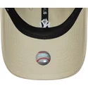 new-era-curved-brim-women-9twenty-washed-mini-new-york-yankees-mlb-beige-adjustable-cap