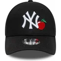 new-era-curved-brim-youth-9forty-fruit-icon-new-york-yankees-mlb-black-adjustable-cap