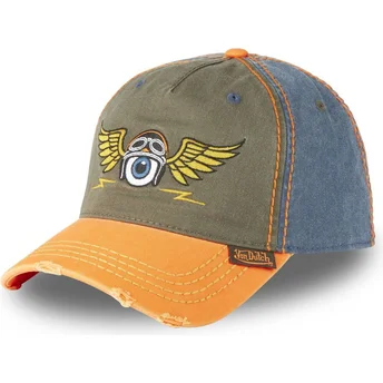 Von Dutch Curved Brim RETRO14 Multicolor Adjustable Cap