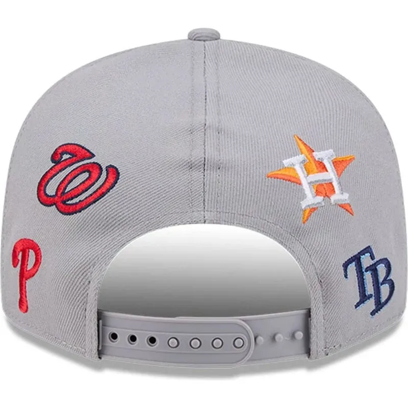 new-era-flat-brim-9fifty-scattered-grapefruit-league-logo-mlb-grey-snapback-cap