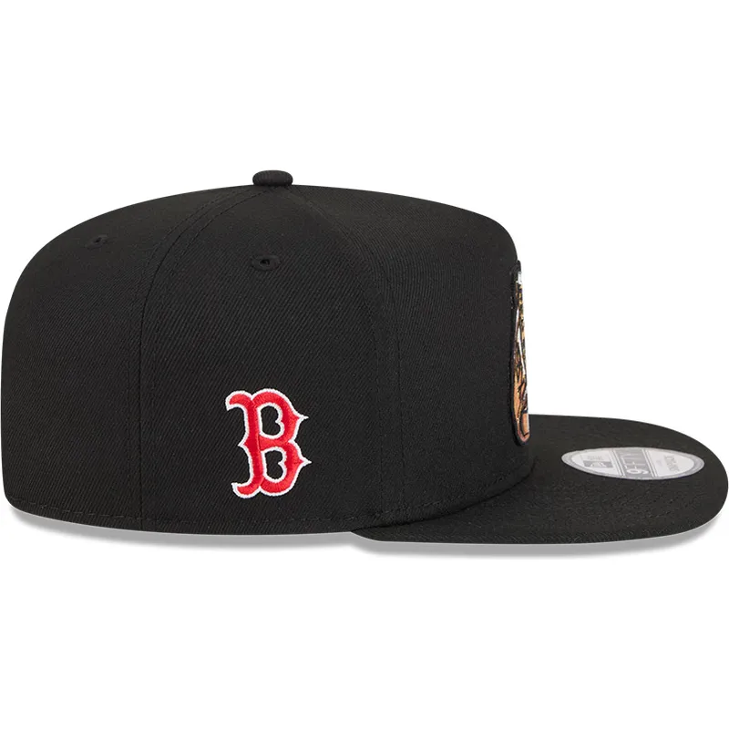 new-era-flat-brim-9fifty-a-frame-ring-boston-red-sox-mlb-black-snapback-cap