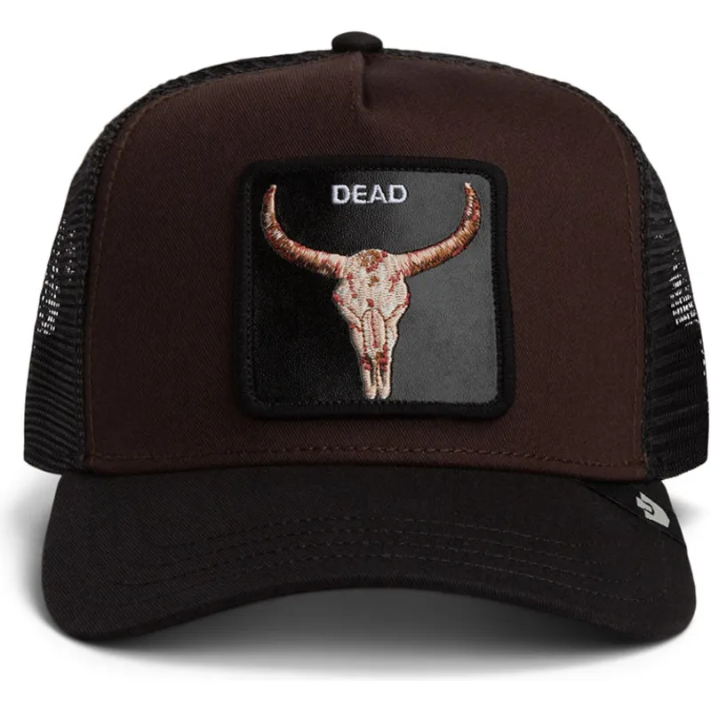 goorin-bros-dead-skull-the-farm-brown-and-black-trucker-hat