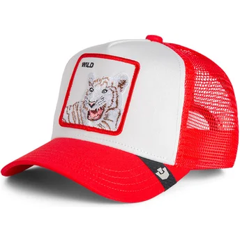 Goorin Bros. Youth Tiger Rush Wild The Farm White and Red Trucker Hat