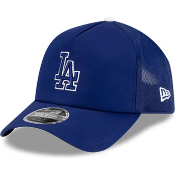 New Era 9FORTY APEX Batting Practice Los Angeles Dodgers MLB Blue Trucker Hat
