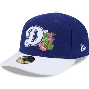 New Era Curved Brim 59FIFTY Spring Training Los Angeles Dodgers MLB Blue and White Fitted Cap