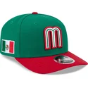 new-era-curved-brim-9seventy-stretch-snap-mexico-2026-world-baseball-classic-green-and-red-snapback-cap