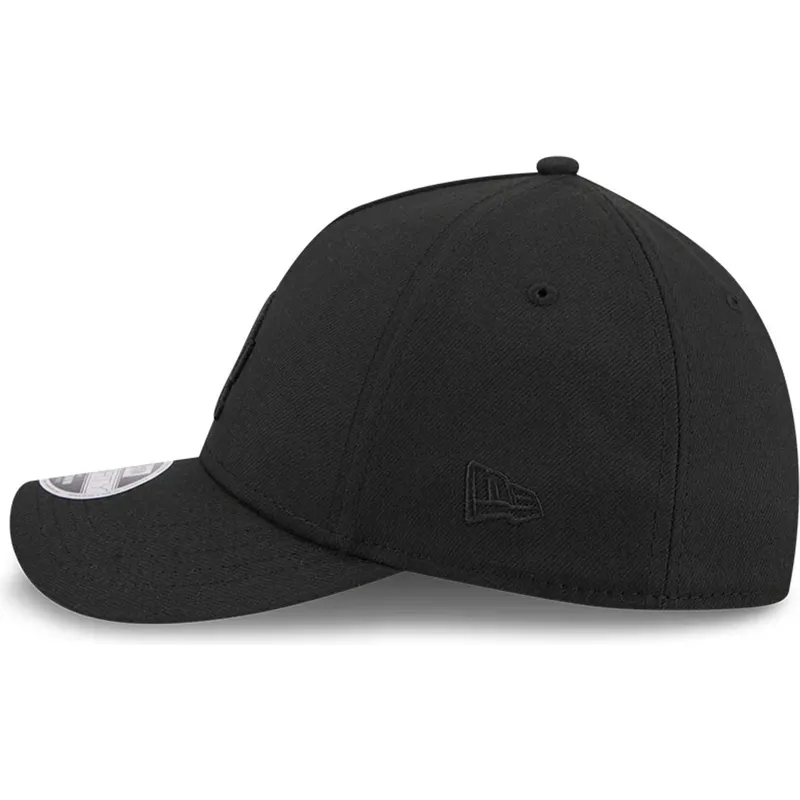 new-era-curved-brim-black-logo-39thirty-m-crown-a-frame-los-angeles-dodgers-mlb-black-fitted-cap