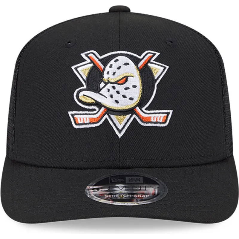 new-era-9seventy-stretch-snap-evergreen-anaheim-ducks-nhl-black-trucker-hat