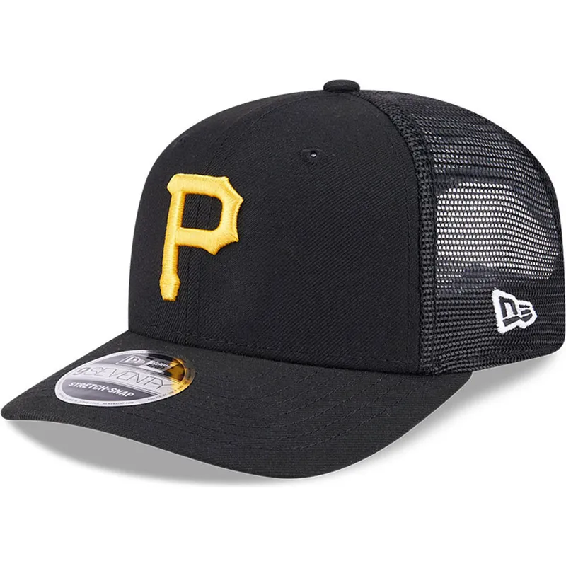 new-era-9seventy-stretch-snap-evergreen-pittsburgh-pirates-mlb-black-trucker-hat