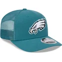 new-era-9seventy-stretch-snap-evergreen-philadelphia-eagles-nfl-green-trucker-hat