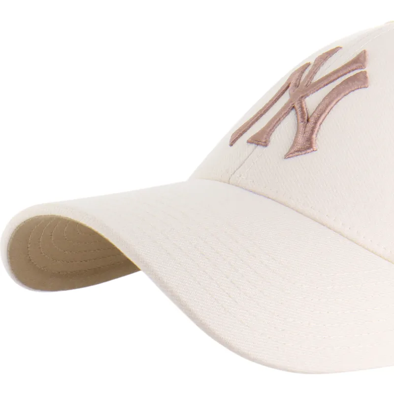 47-brand-curved-brim-brown-logo-mvp-ballpark-new-york-yankees-mlb-beige-snapback-cap