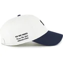 47-brand-curved-brim-clean-up-contemporary-two-tone-new-york-yankees-mlb-beige-and-navy-blue-adjustable-cap