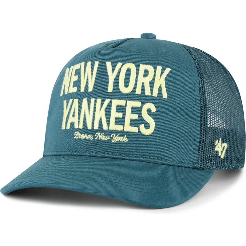 47-brand-hitch-contemporary-new-york-yankees-mlb-green-trucker-hat