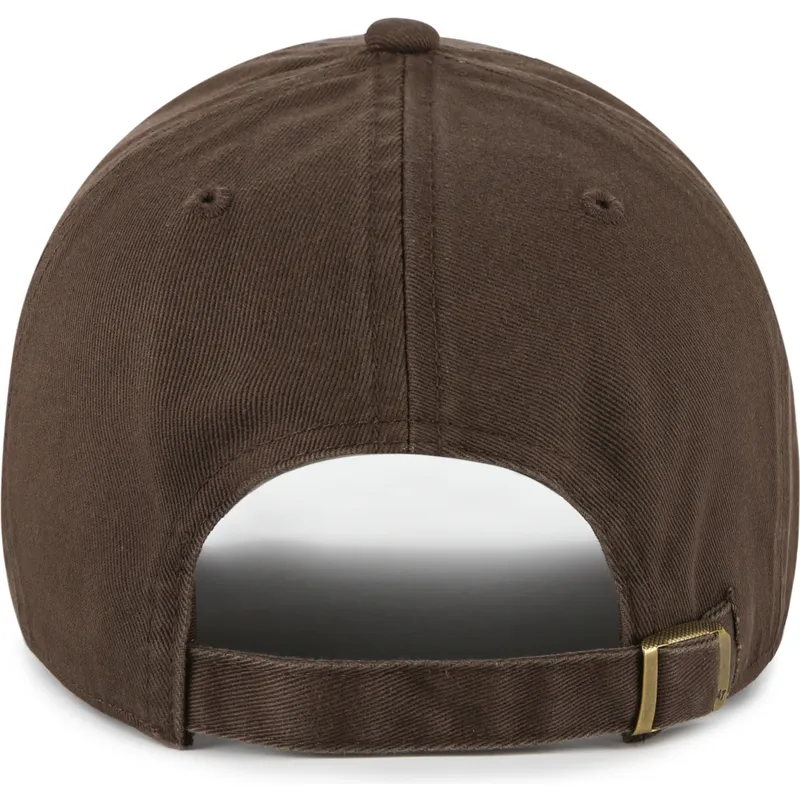 47-brand-curved-brim-clean-up-dog-base-runner-icon-brown-adjustable-cap