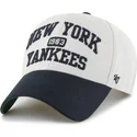47-brand-curved-brim-mvp-broke-line-new-york-yankees-mlb-beige-and-navy-blue-adjustable-cap